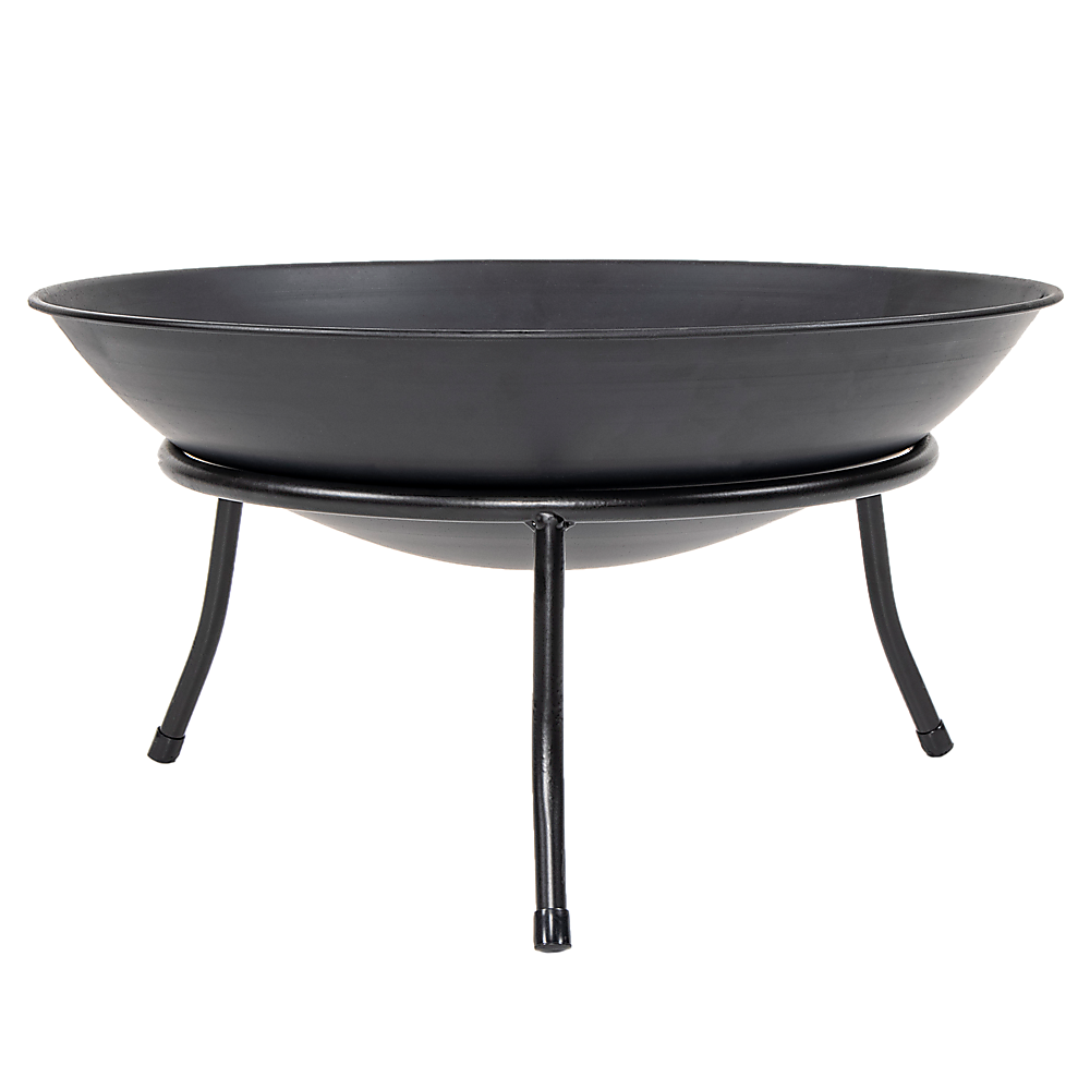 Iron Fire Bowl Traditional Log Fire Pit Outdoor Heating