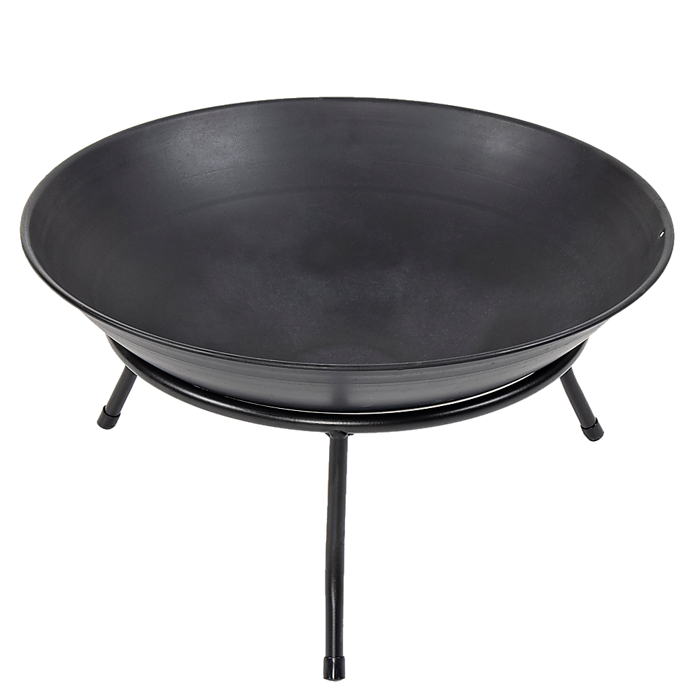 Iron Fire Bowl Traditional Log Fire Pit Outdoor Heating