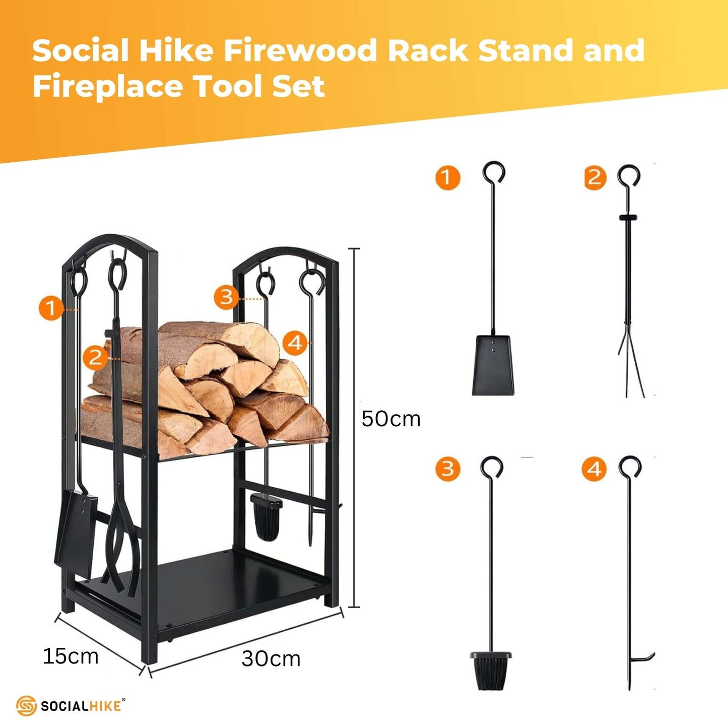 Tool Set and Firewood Log Holder